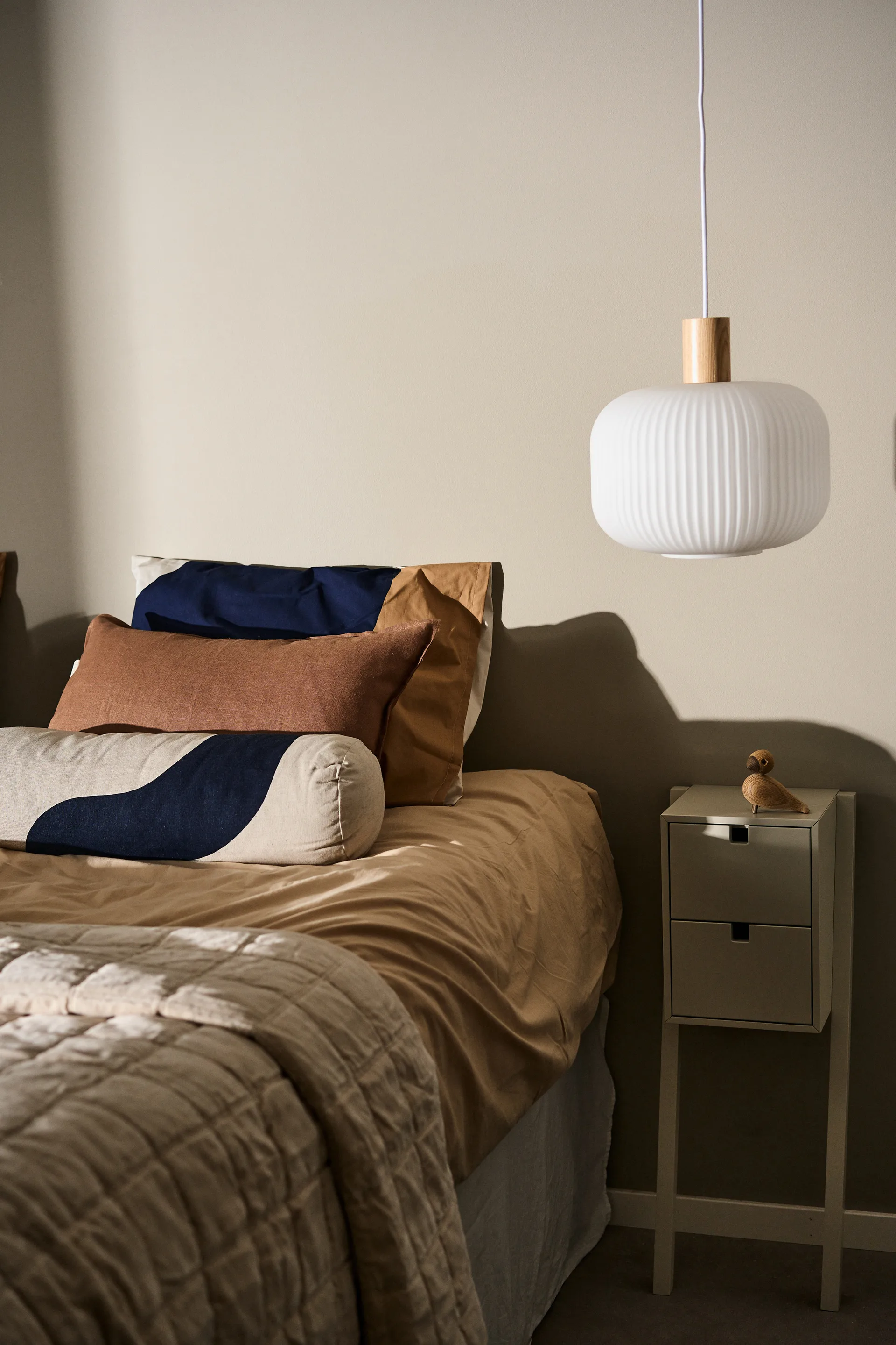 Estantería de cama y recibidor Square, Sand 1898