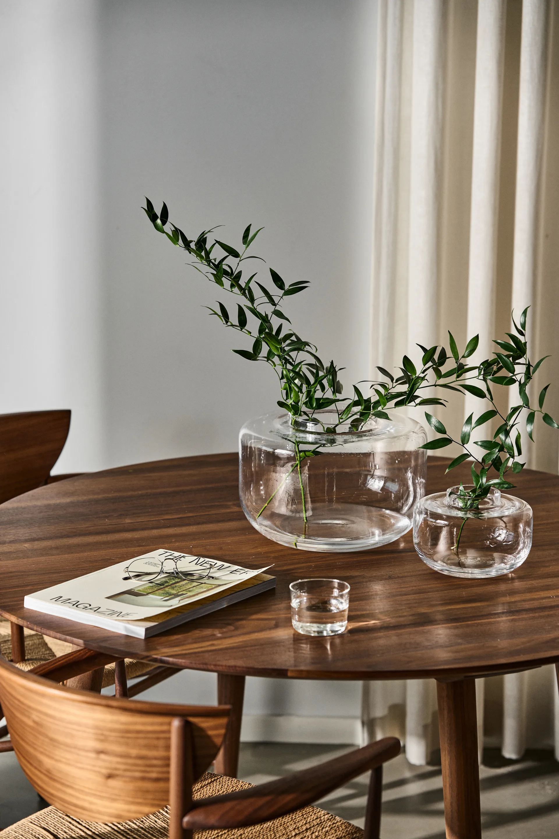 Jarrón Drummel transparente, Ø30 cm 1898