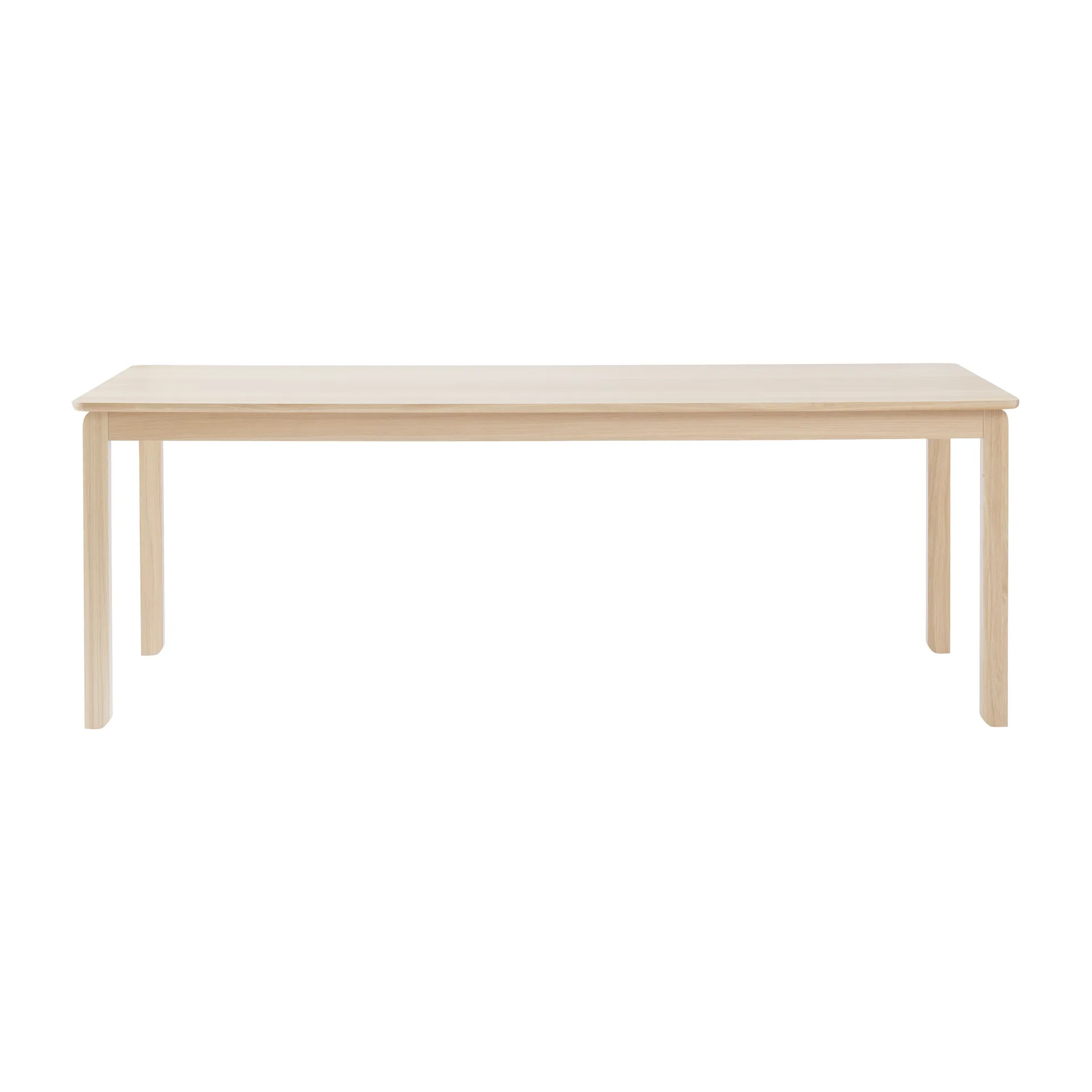 Mesa Alfred 90x220 cm, Roble pigmentado blanco 1898