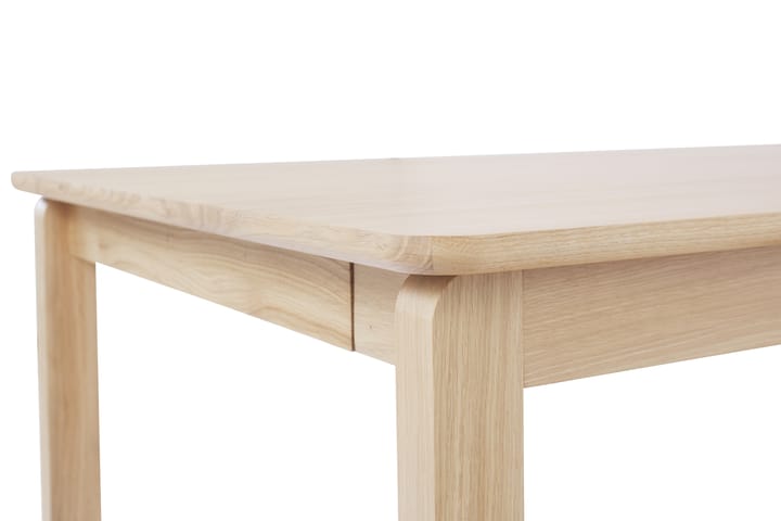 Mesa Alfred 90x220 cm, Roble pigmentado blanco 1898