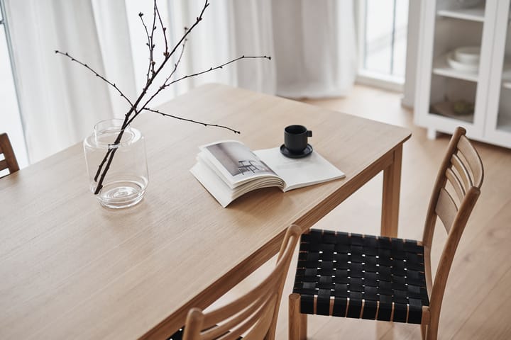 Mesa Alfred 90x220 cm, Roble pigmentado blanco 1898