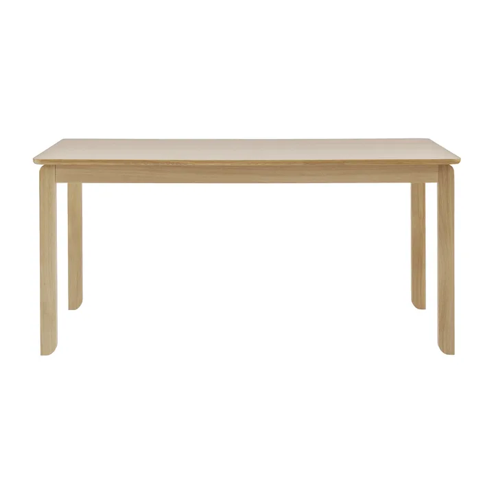 Mesa Alfred - Roble pigmentado blanco, 90x160 cm - 1898