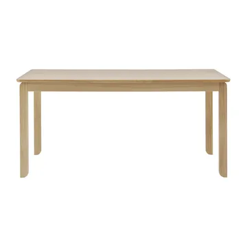 Mesa Alfred - Roble pigmentado blanco, 90x220 cm - 1898