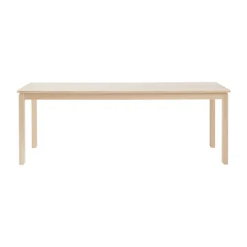 Mesa Alfred - Roble pigmentado blanco, 90x220 cm - 1898
