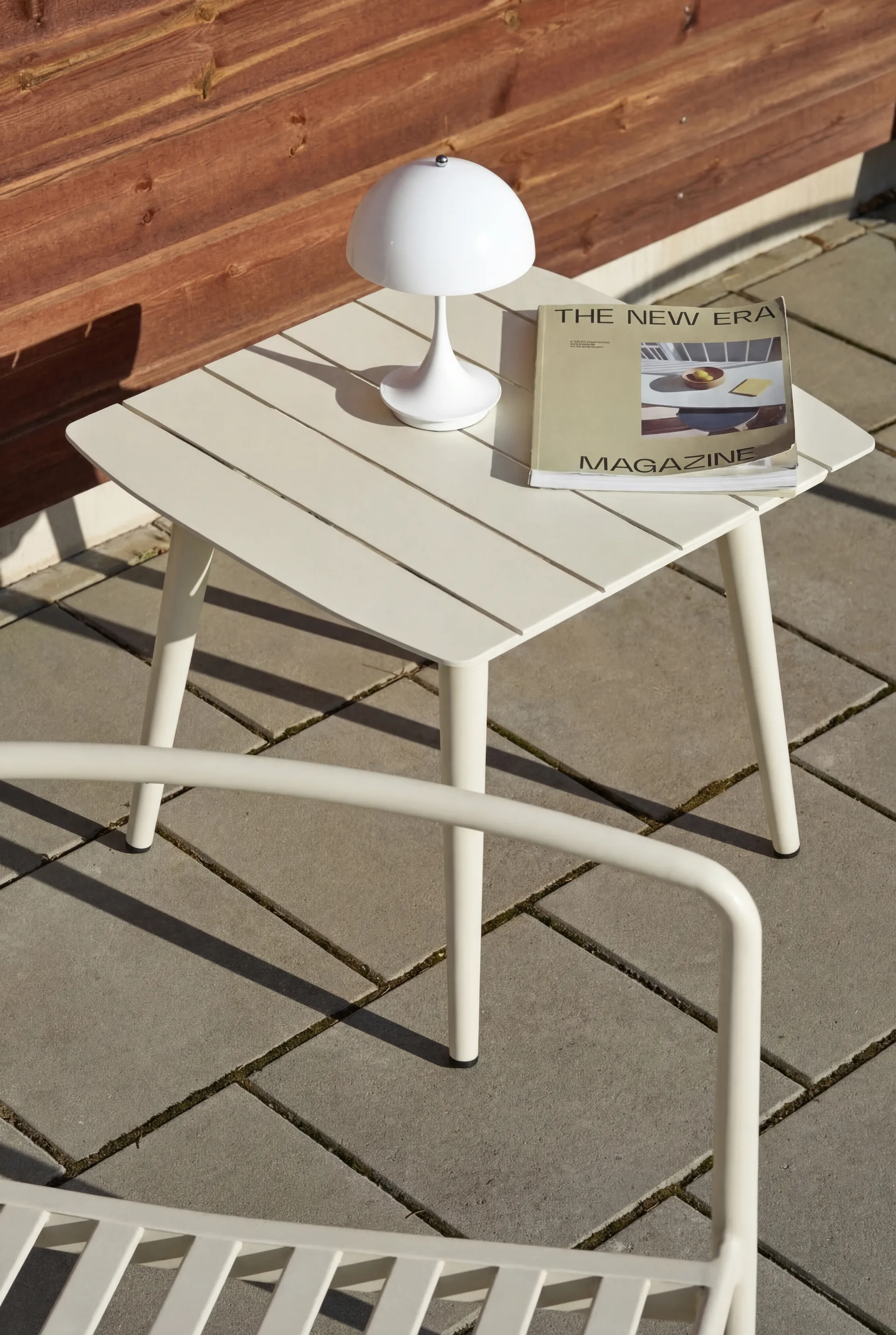 Mesa auxiliar Marsala, Off white, 55x50 cm 1898