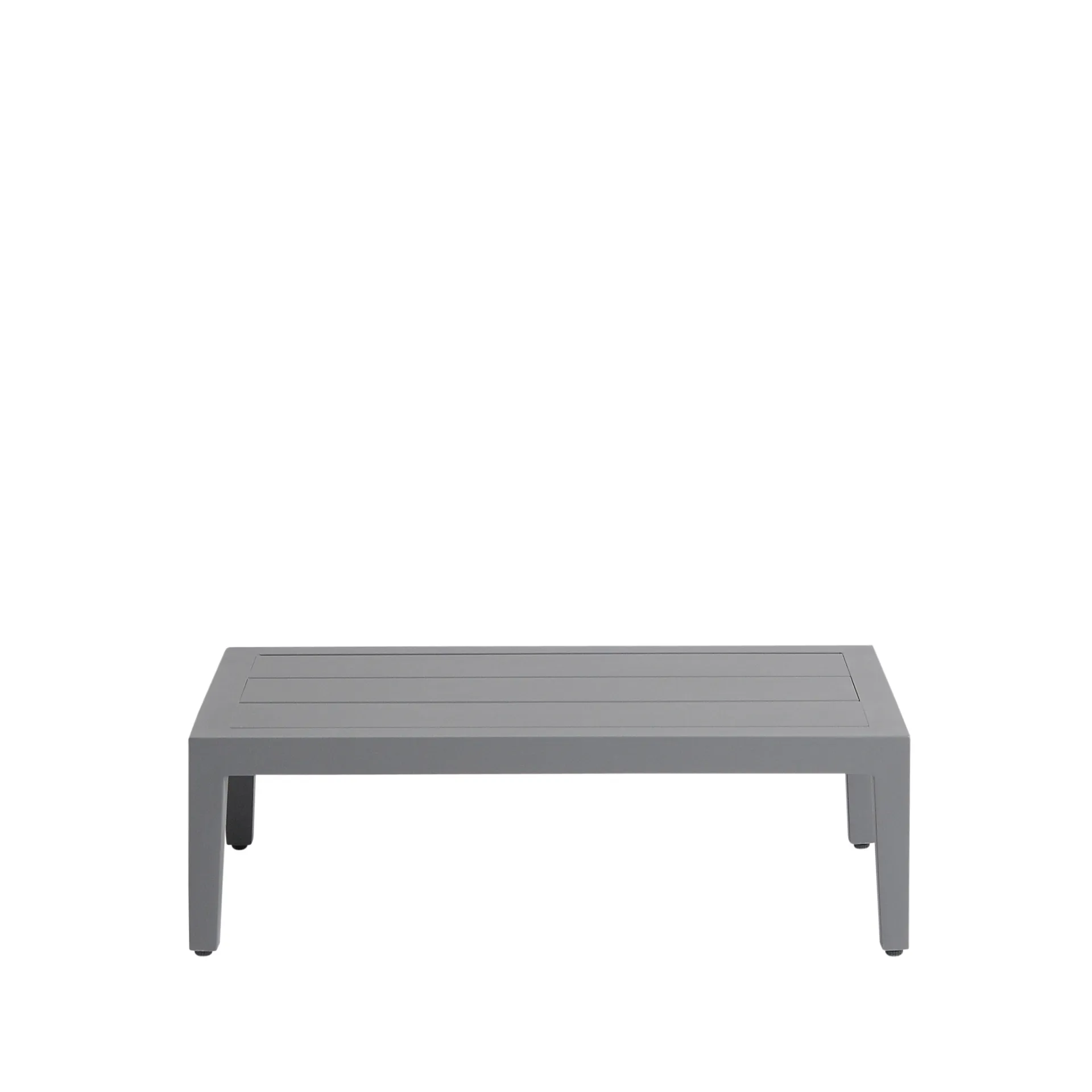 Mesa auxiliar Santander 75x43x24 cm, Gris aluminio 1898