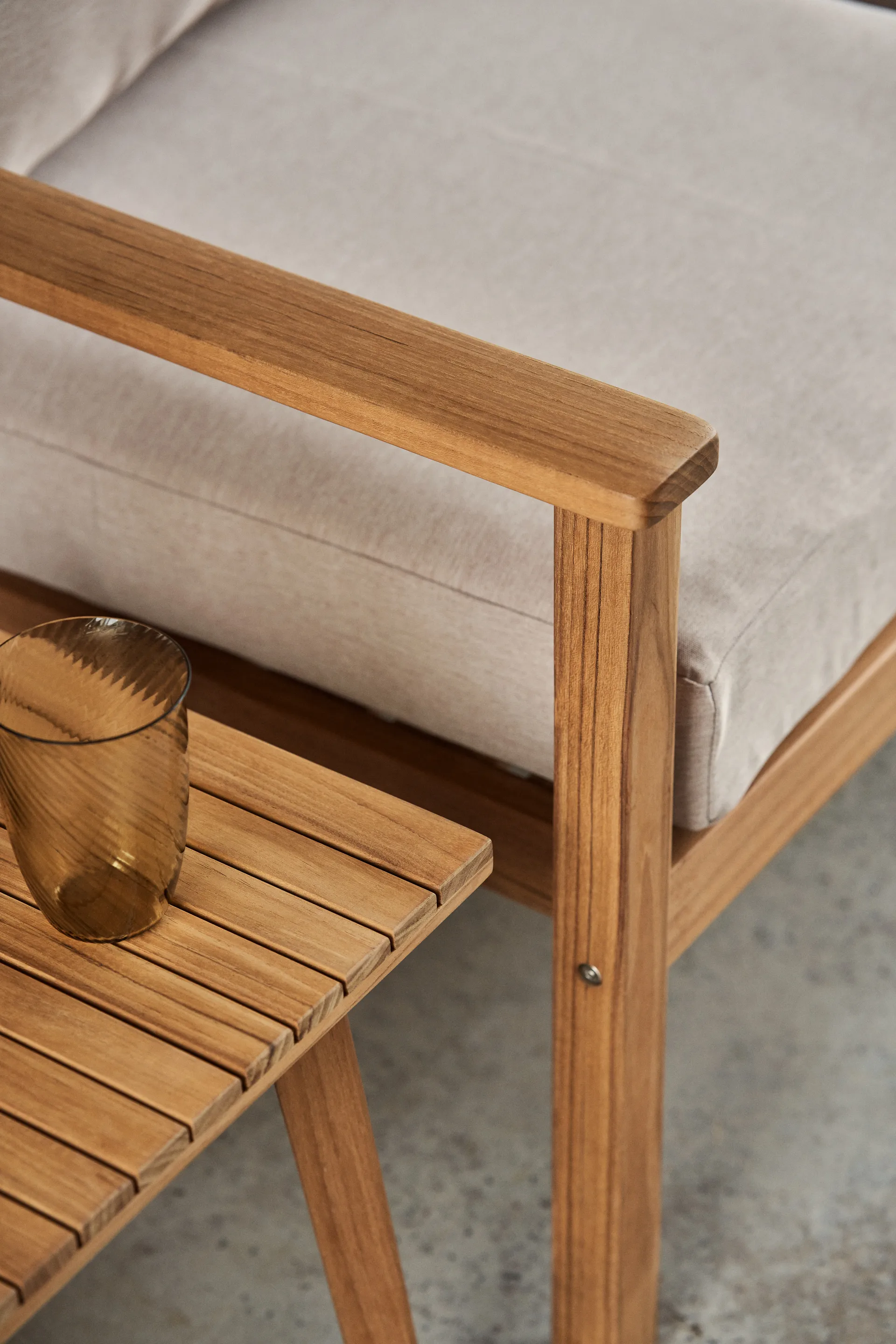 Mesa auxiliar Sköndal teca, 35x35x40 cm 1898