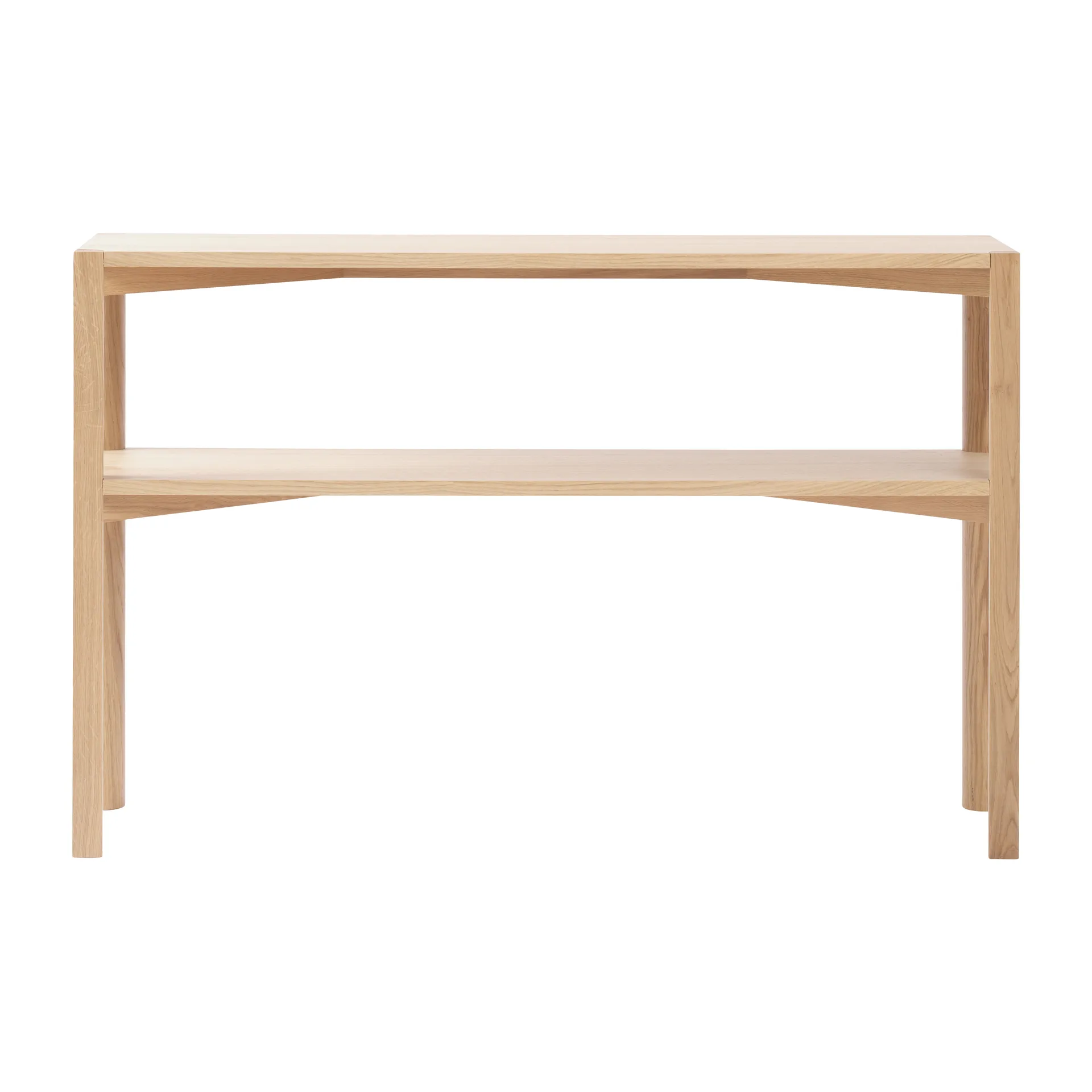 Mesa consola Anton 35x125 cm, Roble pigmentado blanco 1898