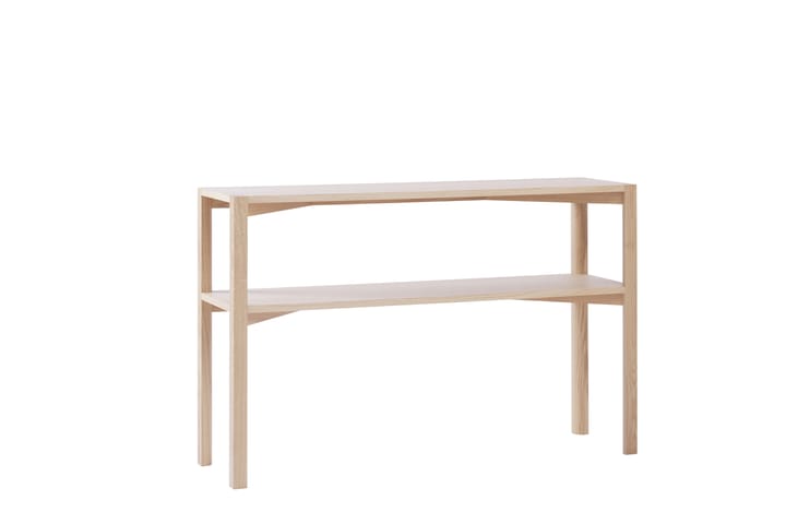 Mesa consola Anton 35x125 cm - Roble pigmentado blanco - 1898