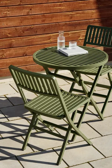 Mesa de café Verona - Verde musgo, Ø72 cm - 1898