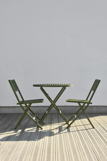 Mesa de café Verona - Verde musgo, Ø72 cm - 1898