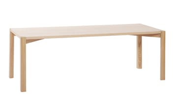 Mesa de centro Anton 50x125 cm - Roble pigmentado blanco - 1898