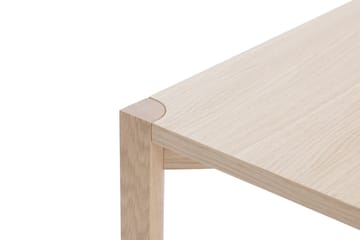 Mesa de centro Anton 50x125 cm - Roble pigmentado blanco - 1898