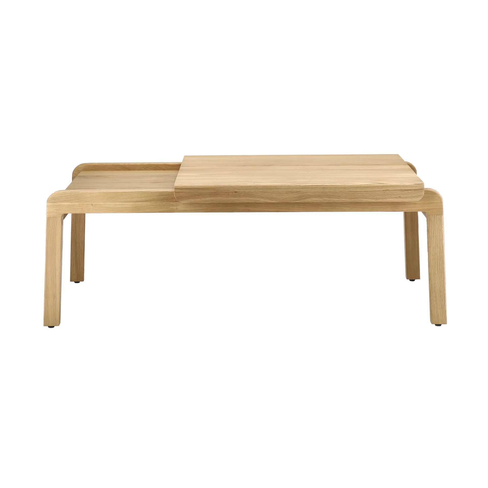 Mesa de centro Knutskog 115x52x41 cm, Naturlackad ek 1898
