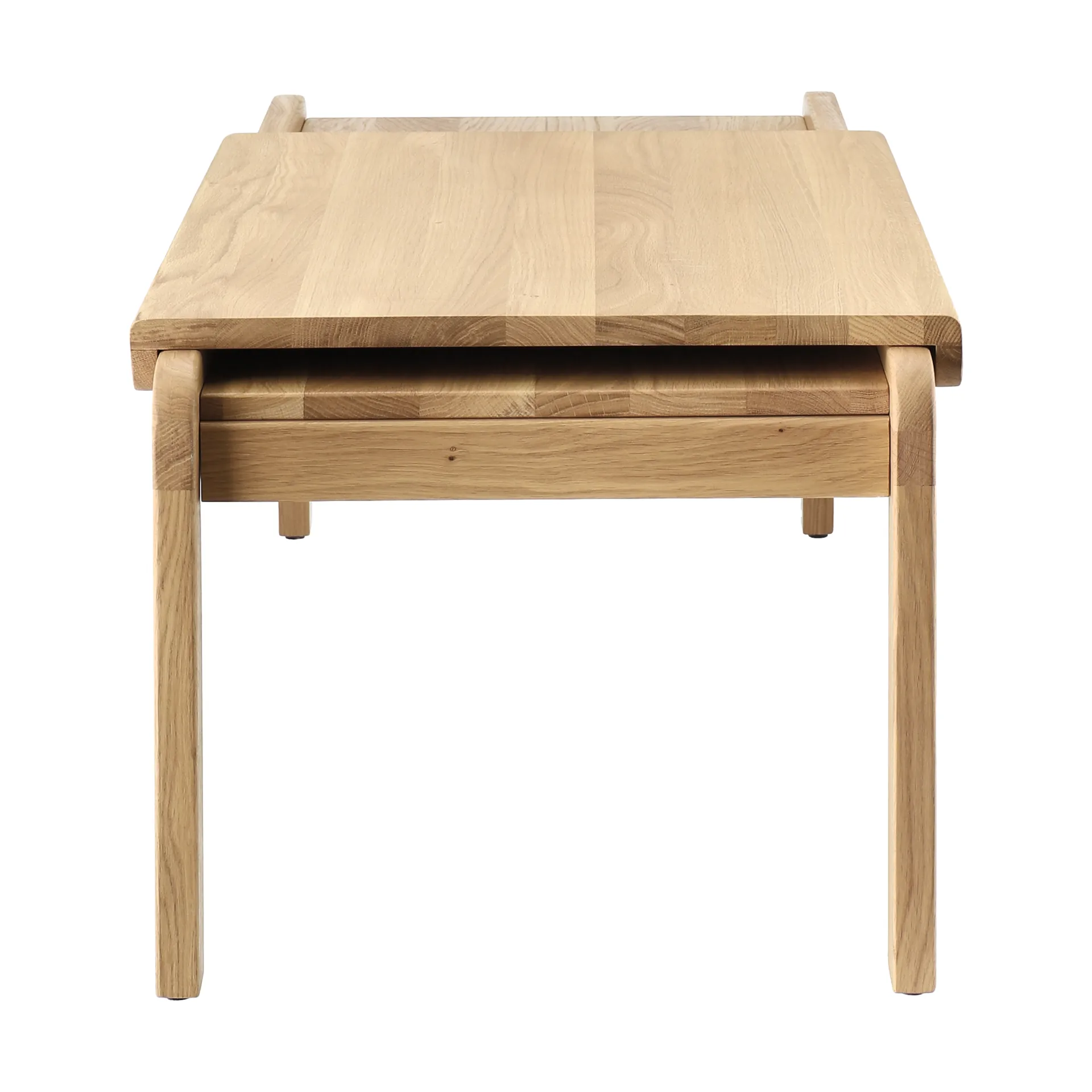 Mesa de centro Knutskog 115x52x41 cm, Naturlackad ek 1898