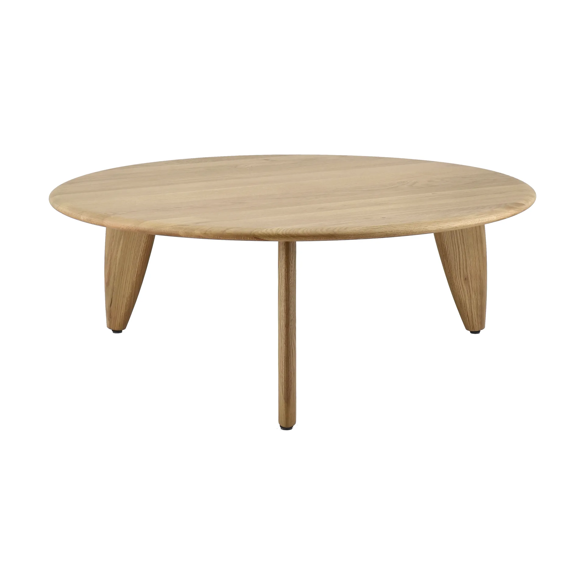 Mesa de centro Lyckeby Ø80x29 cm, Naturlackad ek 1898