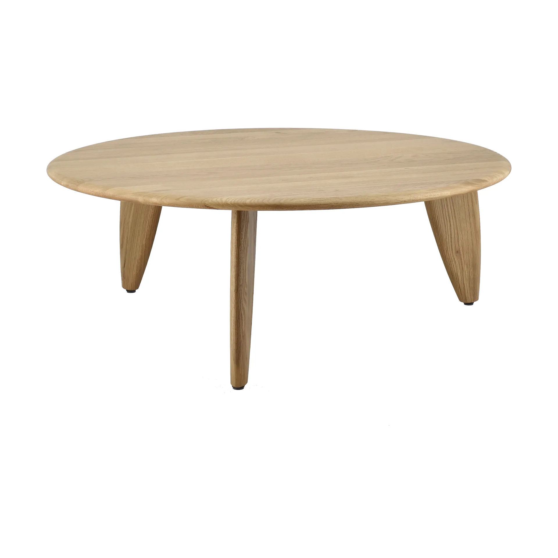 Mesa de centro Lyckeby Ø80x29 cm, Naturlackad ek 1898