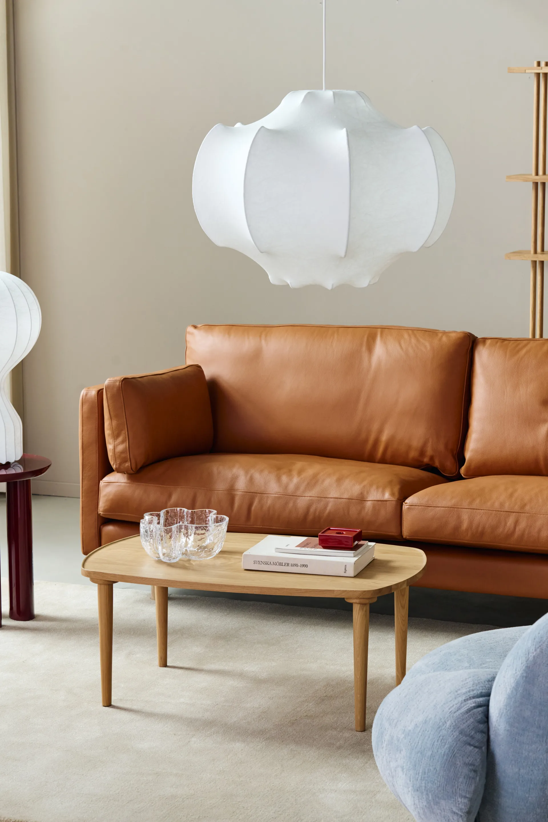 Mesa de centro Nyhem 89x59x37 cm, Naturlackad ek 1898