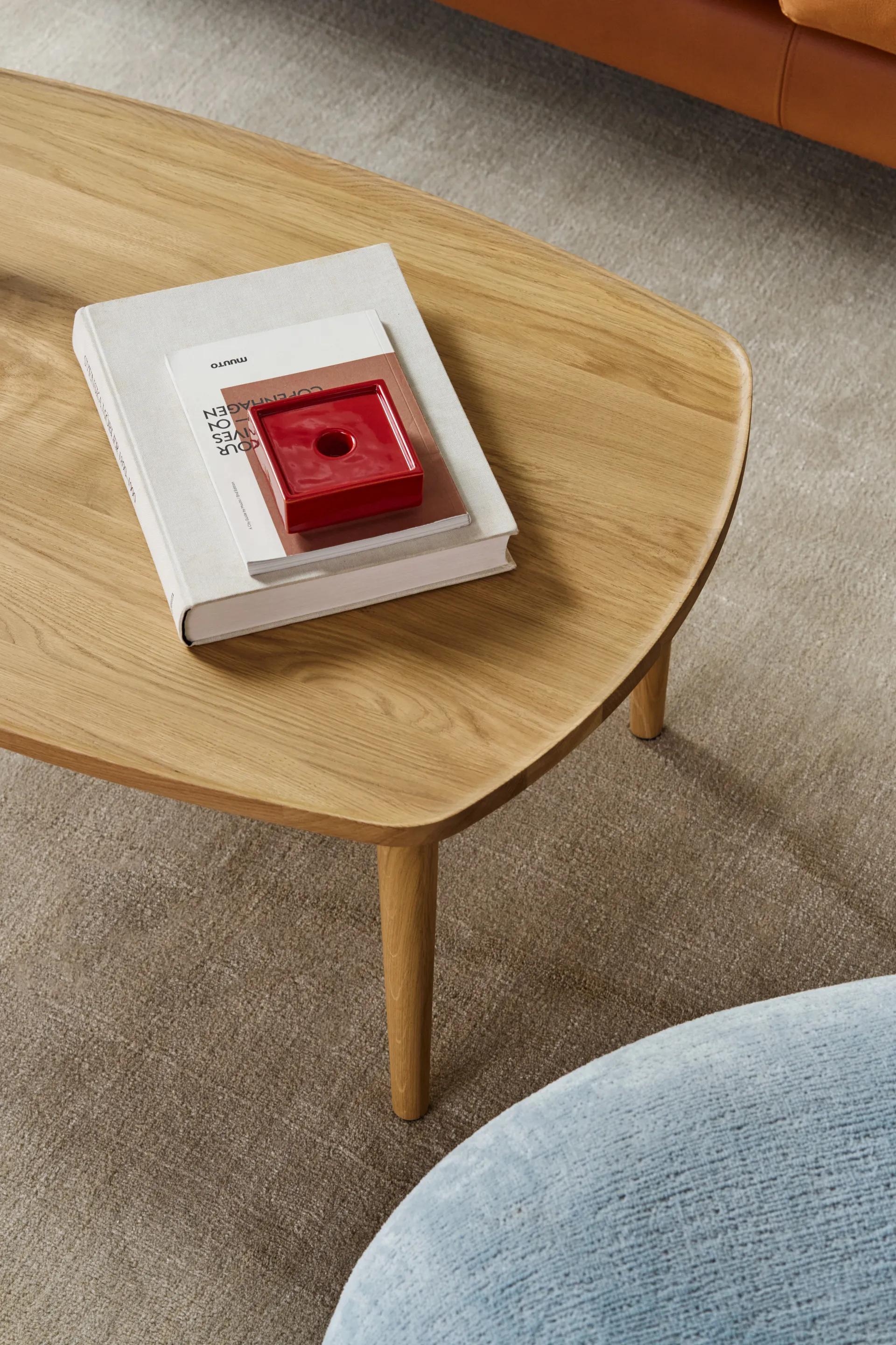 Mesa de centro Nyhem 89x59x37 cm, Naturlackad ek 1898