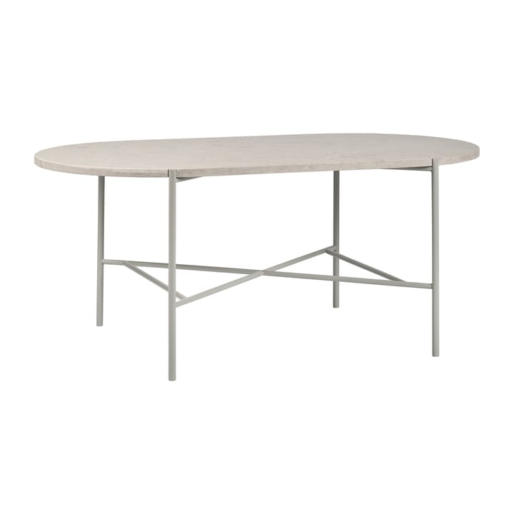 Mesa de centro ovalada Aplaryd - Piedra caliza gris - 1898