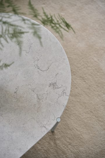 Mesa de centro ovalada Aplaryd - Piedra caliza gris - 1898