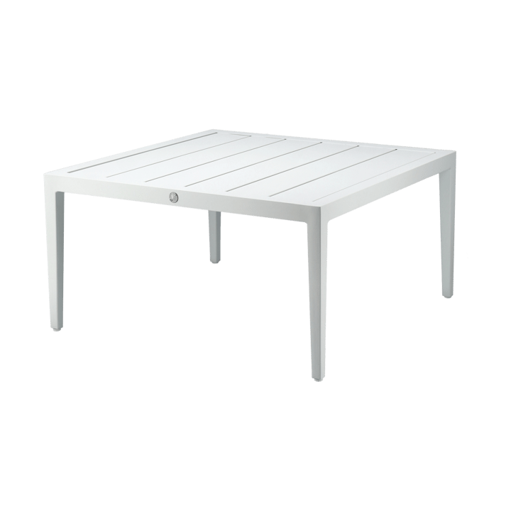 Mesa de centro Santander 78x78x40 cm - Aluminio blanco - 1898