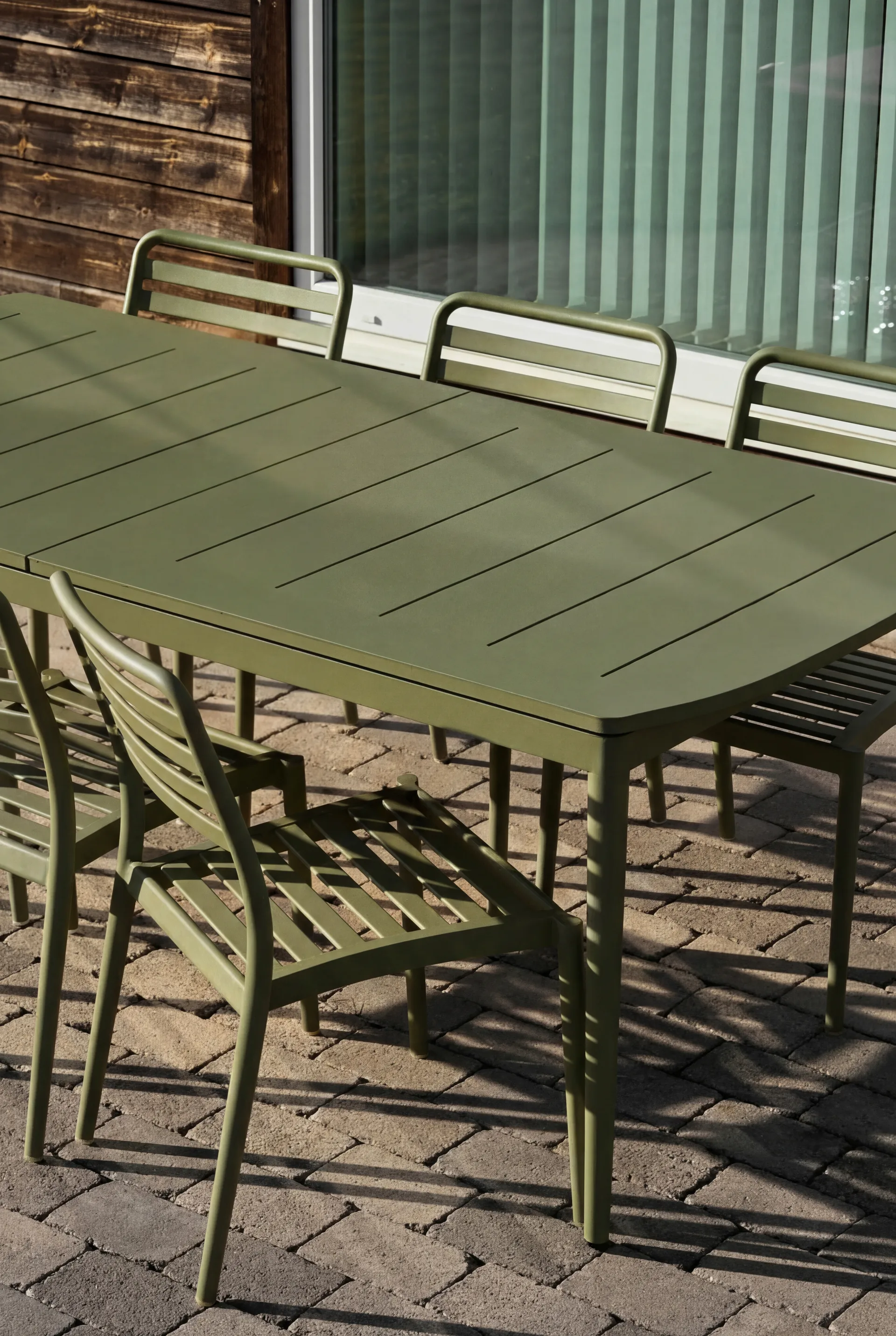Mesa extensible Marsala, Verde musgo, 208-288 cm 1898