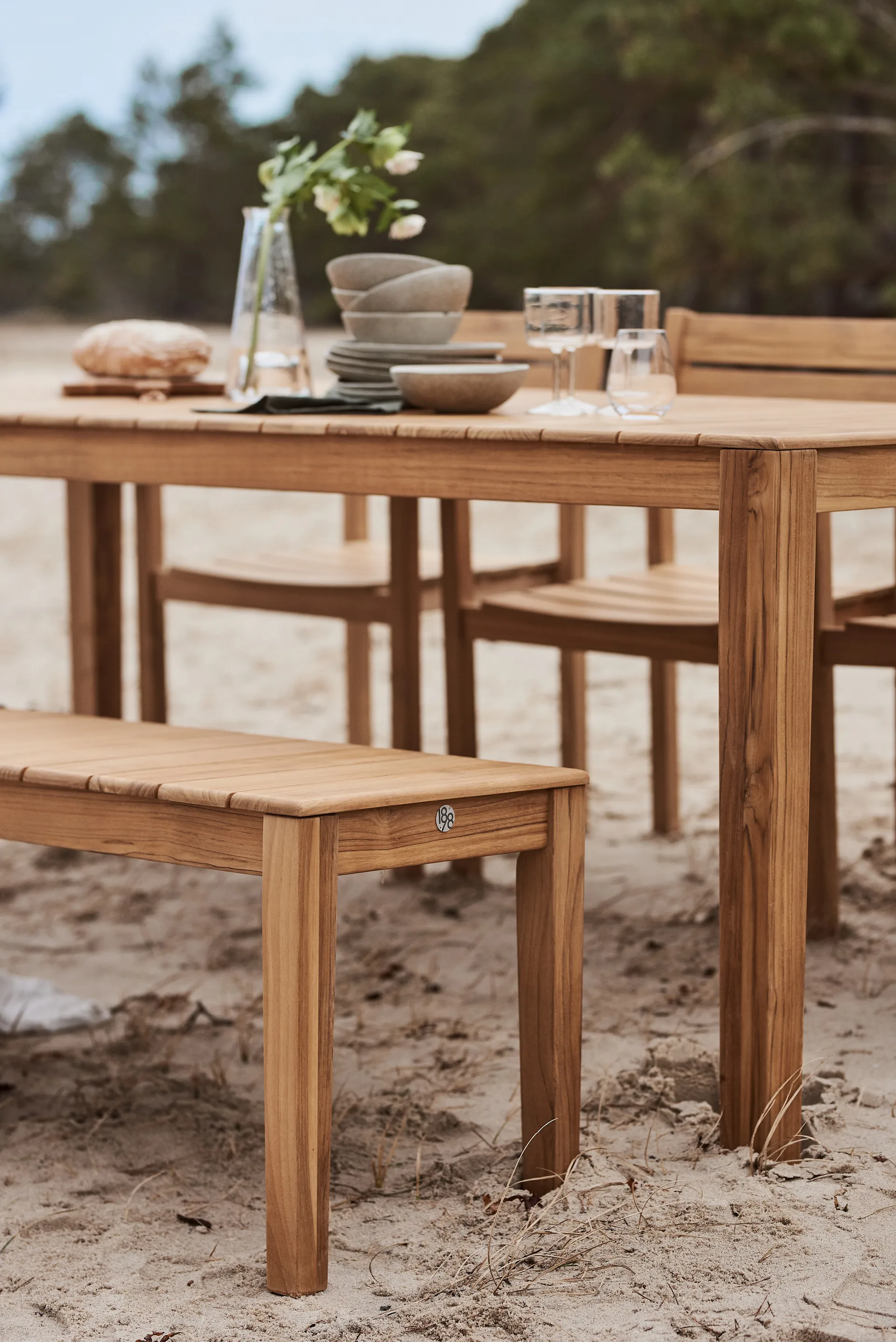 Mesa Sköndal 220x95x76 cm, Teak 1898