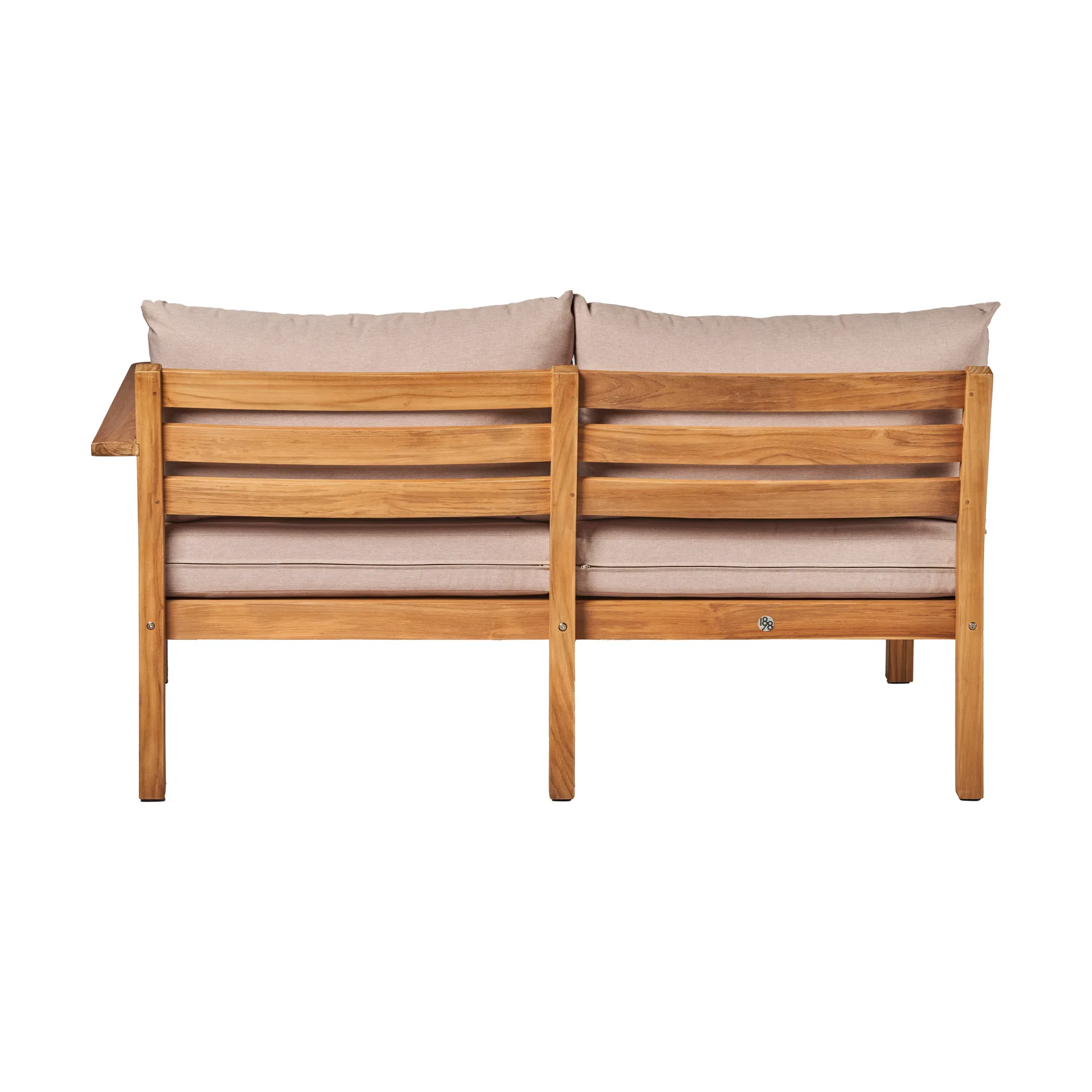 Módulo de sofá 2 plazas izquierda Stockaryd teak/beige,  1898