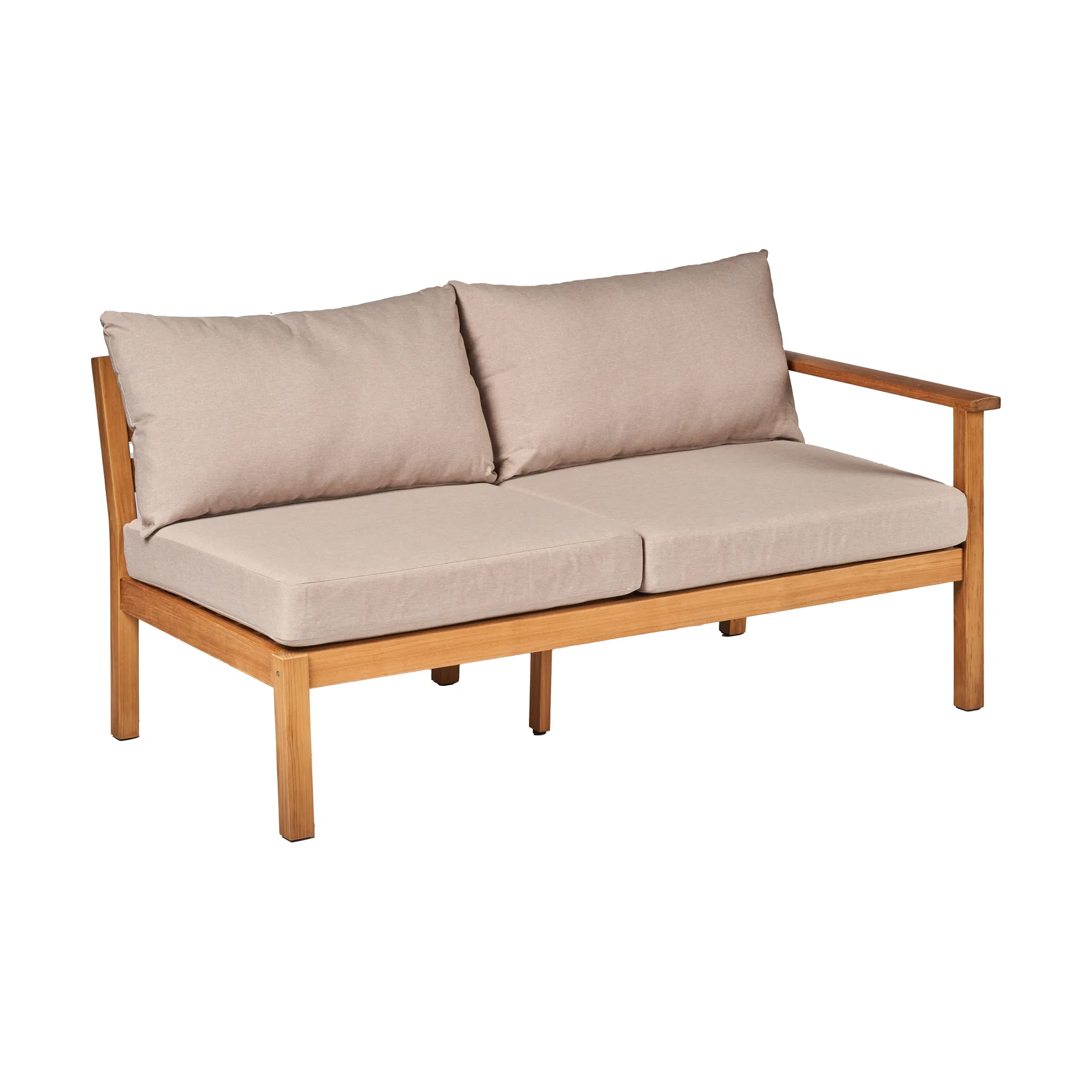 Módulo de sofá 2 plazas izquierda Stockaryd teak/beige 1898