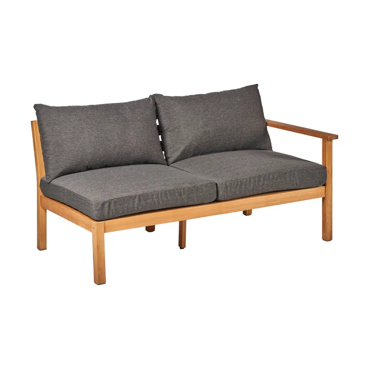 Módulo de sofá 2 plazas izquierda Stockaryd teak/dark grey - 1898