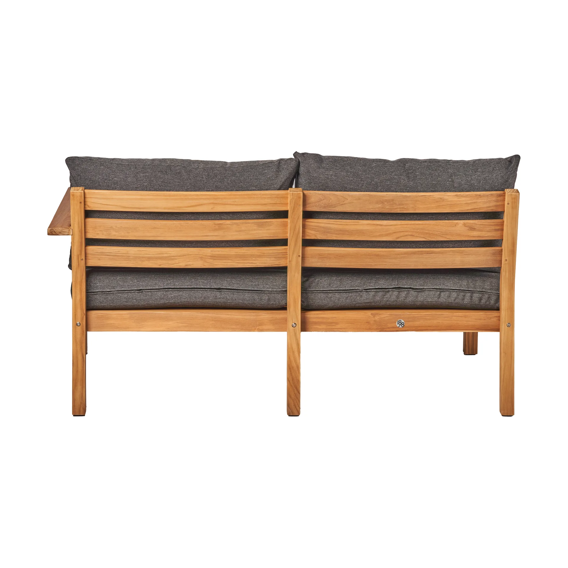 Módulo de sofá 2 plazas izquierda Stockaryd teak/dark grey,  1898