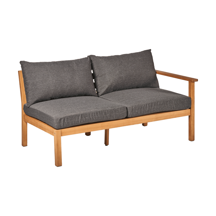 Módulo de sofá 2 plazas izquierda Stockaryd teak/dark grey - undefined - 1898