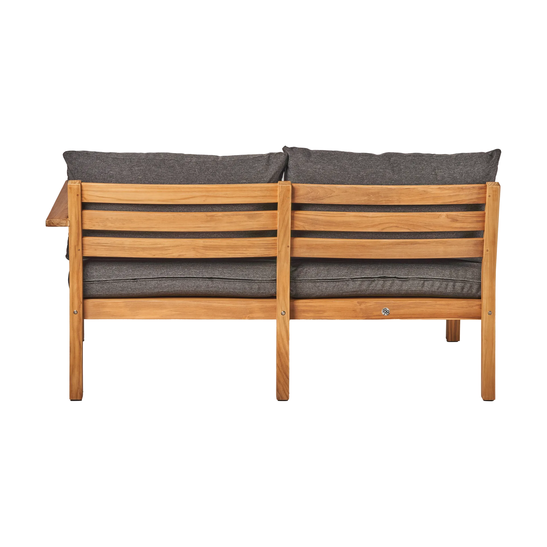 Módulo de sofá 2 plazas izquierda Stockaryd teak/dark grey 1898