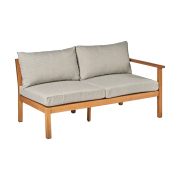 Módulo de sofá 2 plazas izquierda Stockaryd teak/light grey - 1898