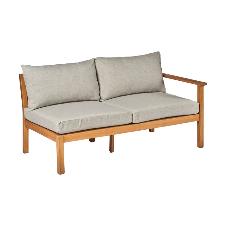 Módulo de sofá 2 plazas izquierda Stockaryd teak/light grey - 1898