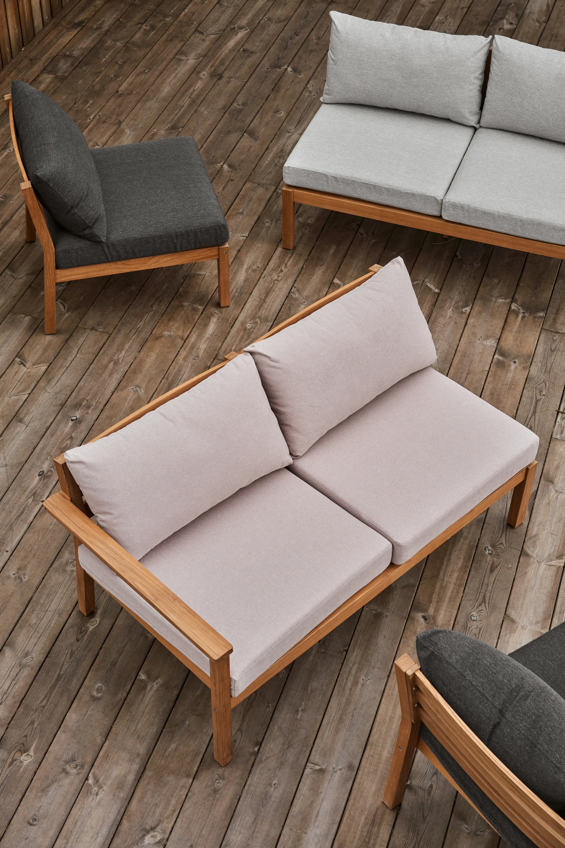Módulo de sofá 2 plazas Stockaryd derecho teak/beige,  1898
