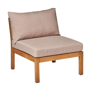 Módulo de sofá parte central Stockaryd teak/beige - 1898