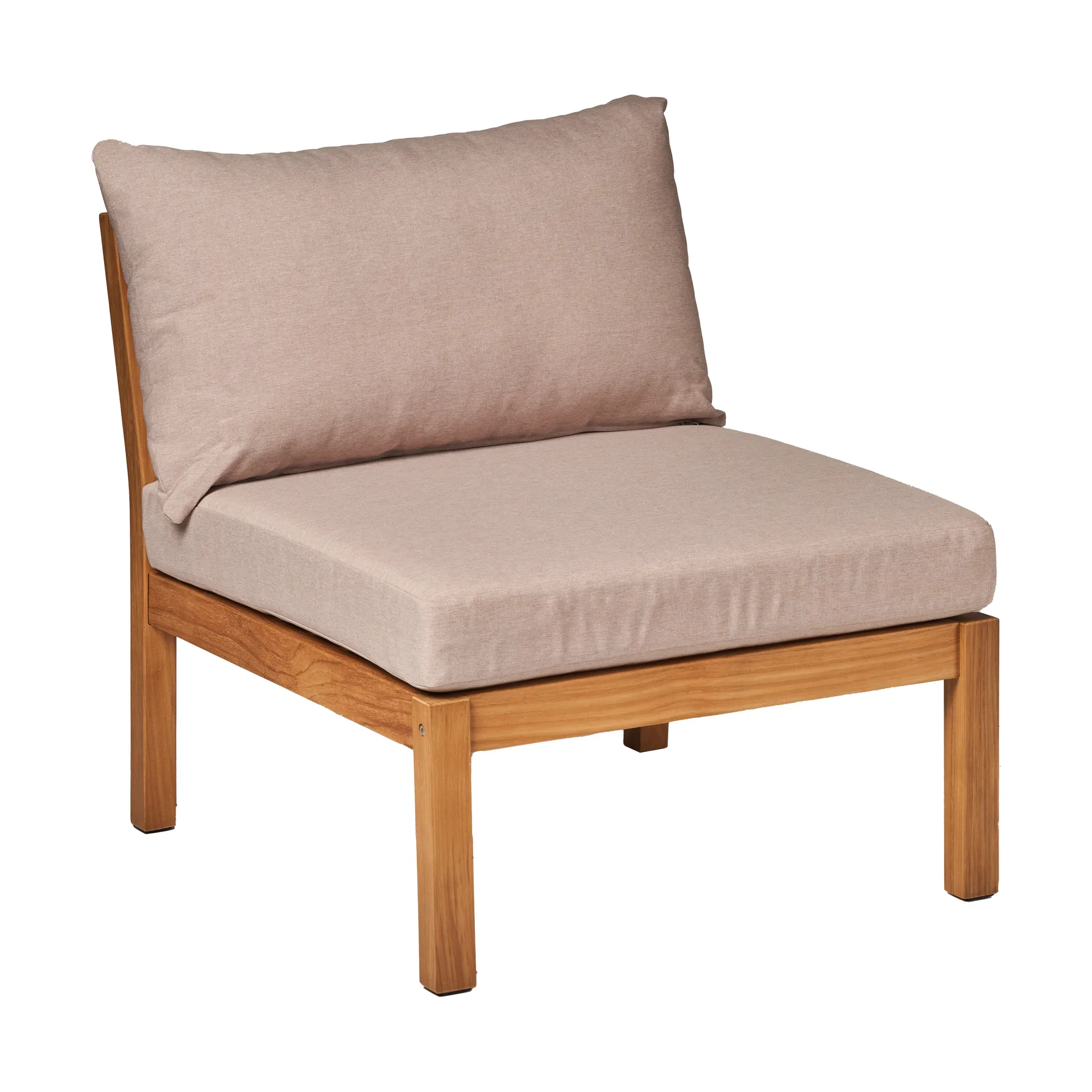 Módulo de sofá parte central Stockaryd teak/beige 1898