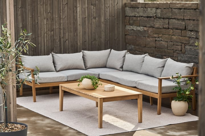 Módulo de sofá parte esquina Stockaryd teak/light grey 1898