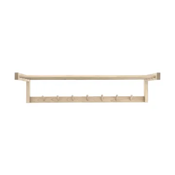 Perchero de pared Bäckebo  - Abedul, 7 ganchos - 1898