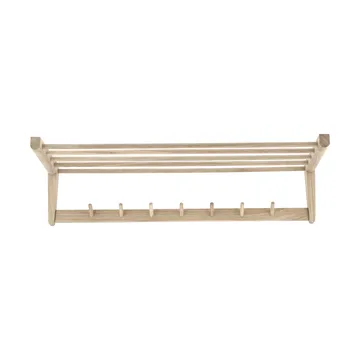 Perchero de pared Bäckebo  - Roble, 7 ganchos - 1898