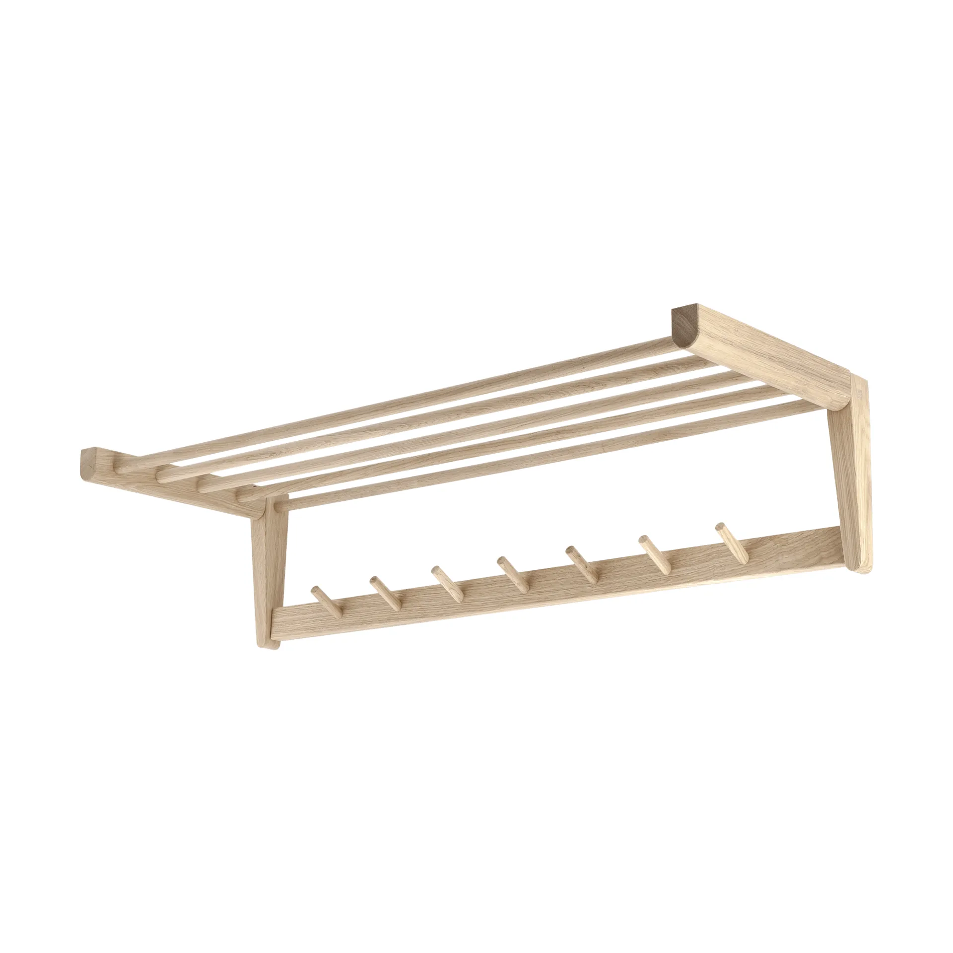 Perchero de pared Bäckebo , Roble, 7 ganchos 1898