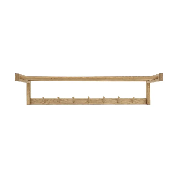 Perchero de pared Bäckebo  - Roble, 7 ganchos - 1898