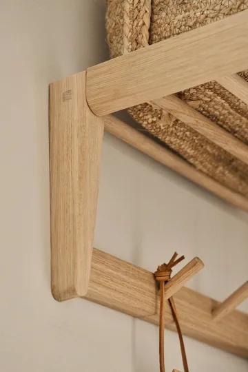 Perchero de pared Bäckebo  - Roble, 7 ganchos - 1898