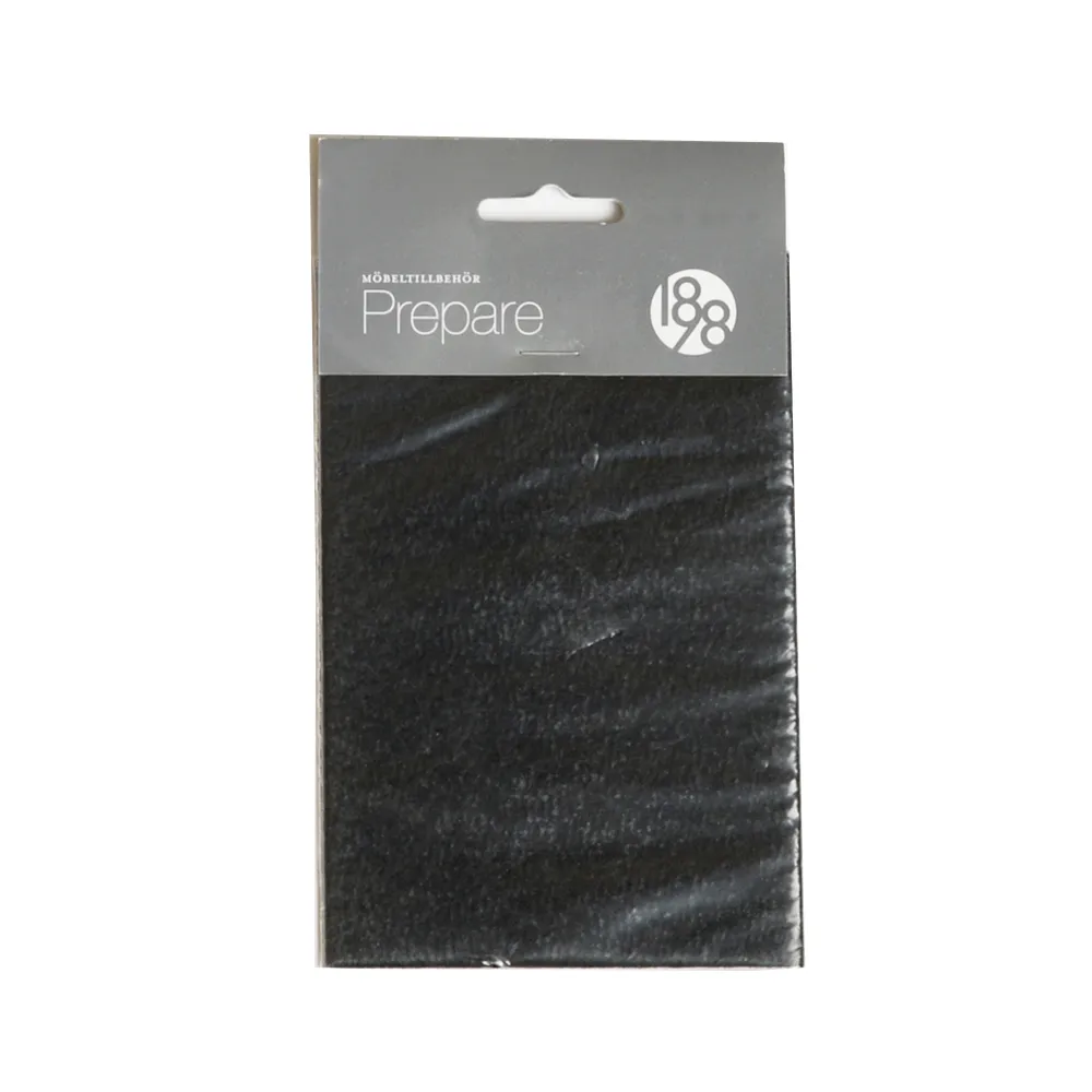 Protector para muebles Prepare, Negro, fieltro autoadhesivo 100x150mm 1898