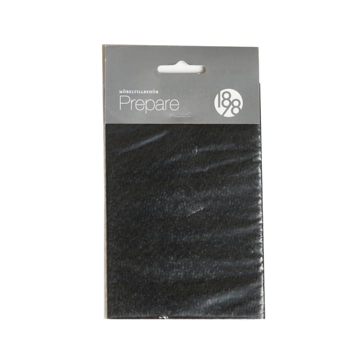 Protector para muebles Prepare - Negro, fieltro autoadhesivo 100x150mm - 1898