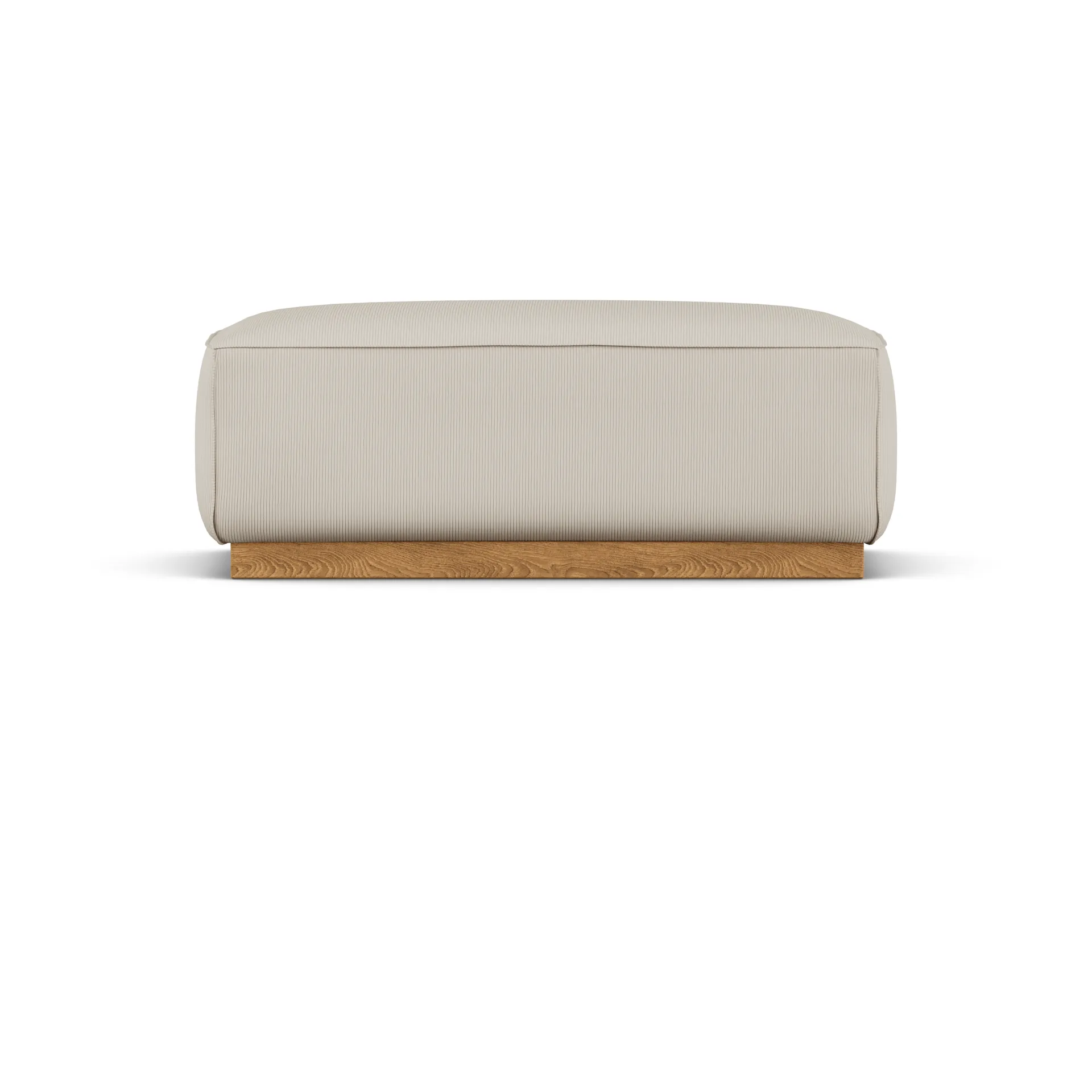 Reposapiés Bergsdal, Jump beige 1956-Fresno teñido en roble 1898