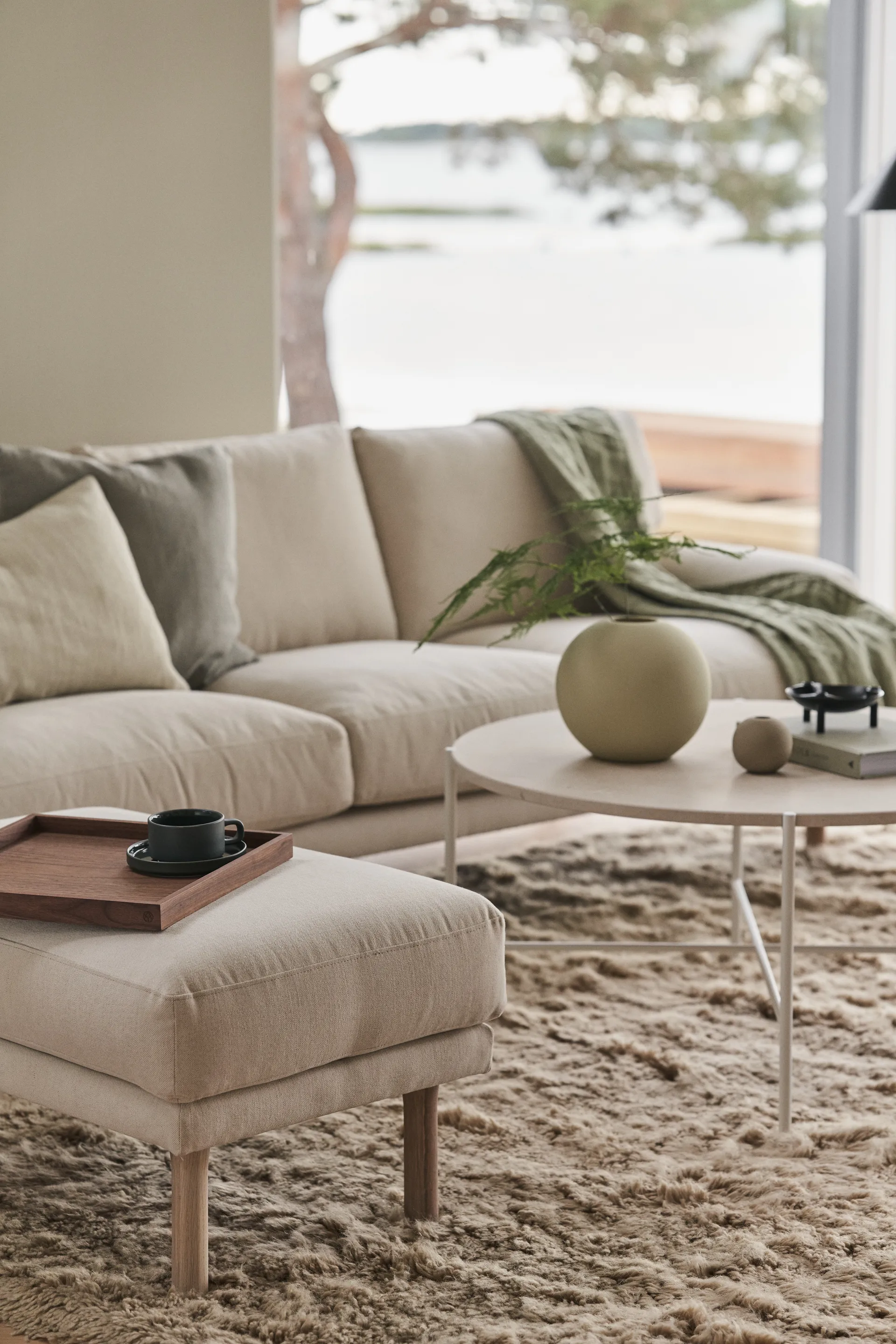 Reposapiés Lidnäs, Caleido beige 1898