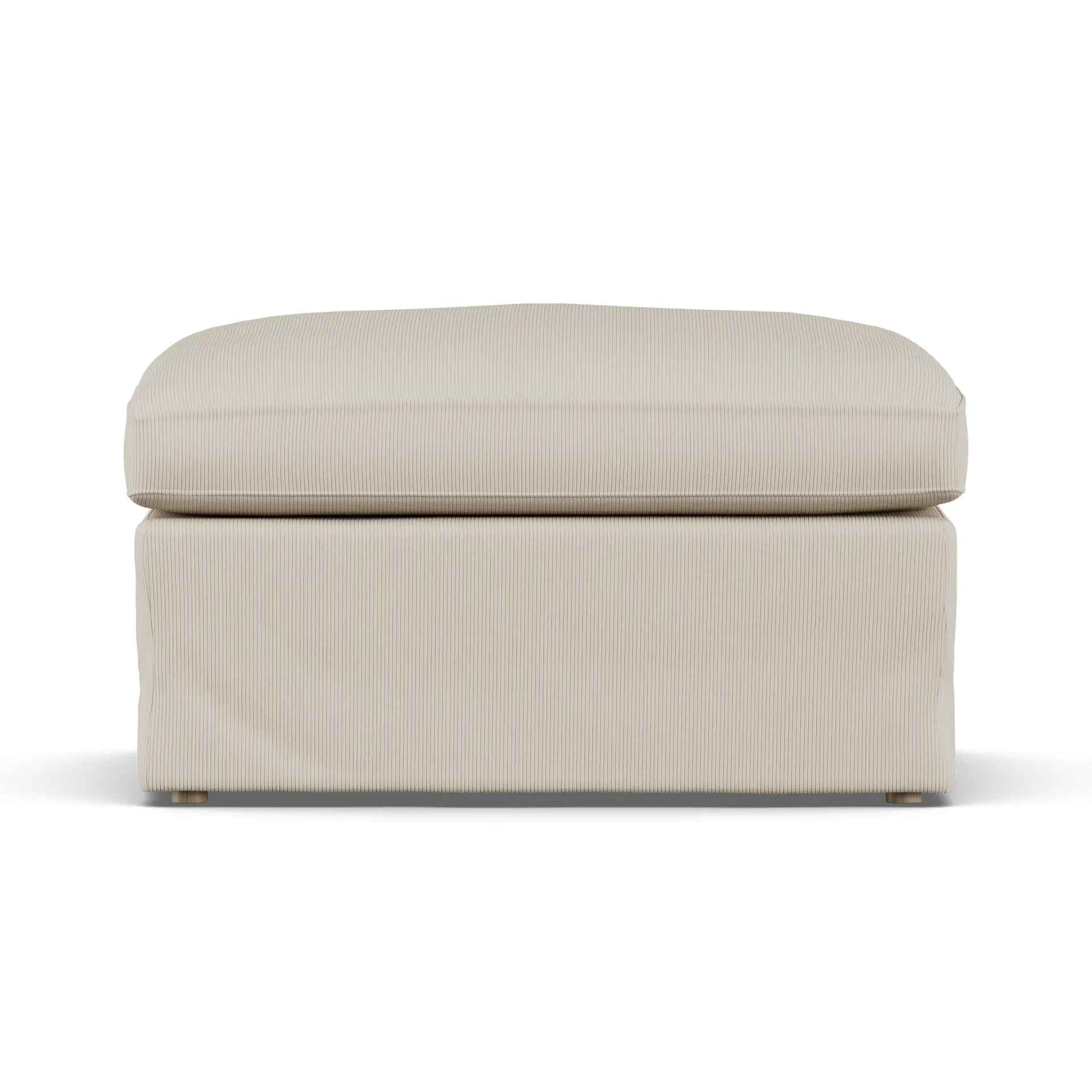 Reposapiés Linnevik, Jump Beige 1956-roble blanco aceitado, con faldón 1898